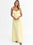 Tie Front Spaghetti Strap Maxi Dress
