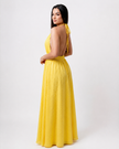 Swiss Dot Halter Neck Dress