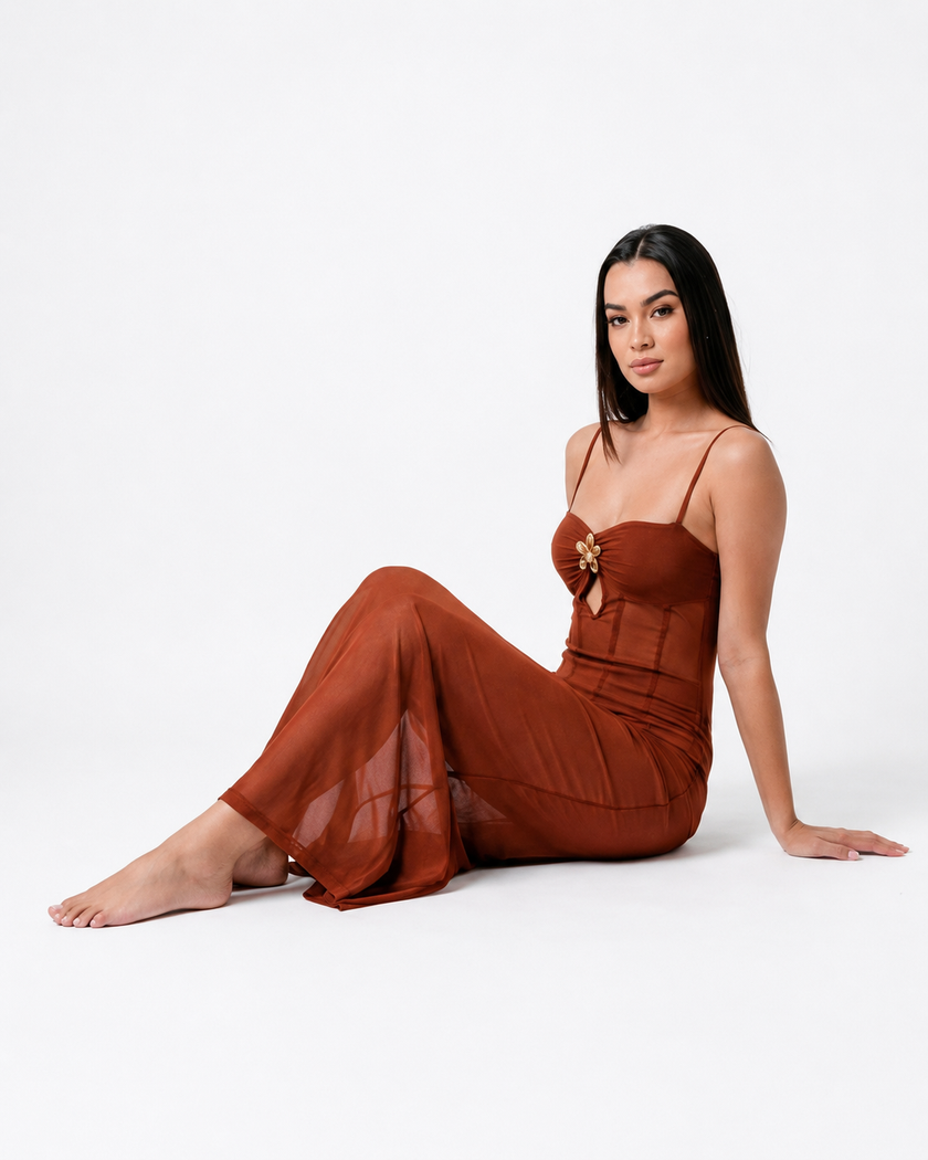 Sweetheart Neck Maxi Cami Dress