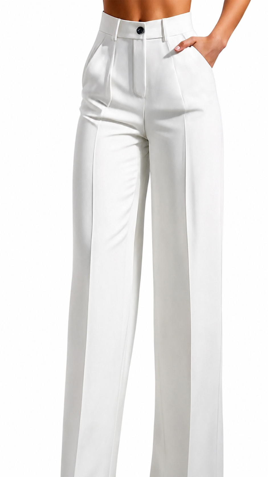 High-Waisted Wide Leg Pants